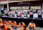 Polres-Tanjungperak-Ungkap-13-Kasus-Kriminalitas-di-Awal-Tahun-2025,-Amankan-14-Tersangka