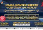 Ramaikan-HUT-Bhayangkara-ke-79,-1000-Peserta-Daftar-Lomba-Konten-Kreatif-Polri