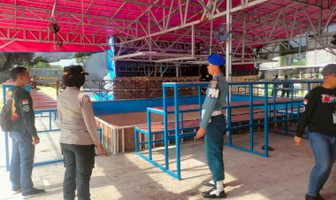 Polsek-Sedati-dan-TNI-Tutup-Lokasi-Judi-Sabung-Ayam