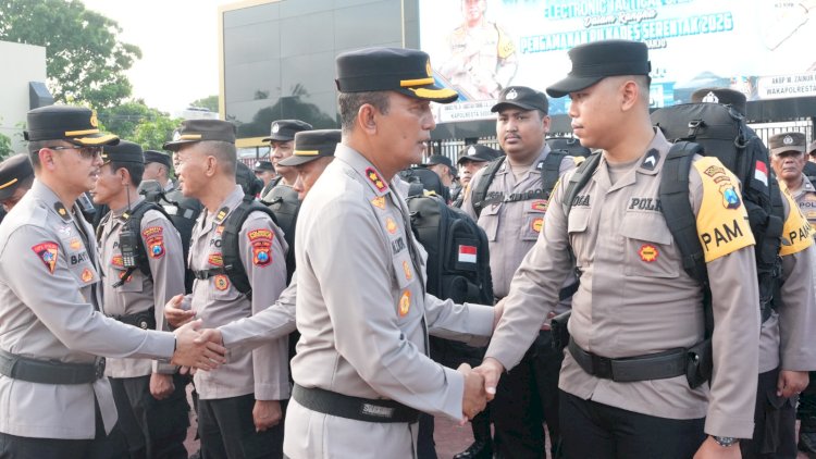 Polresta-Sidoarjo-Siap-Amankan-Pilkades-Serentak-2026,-1.140-Personel-Mulai-Disebar-ke-80-Desa