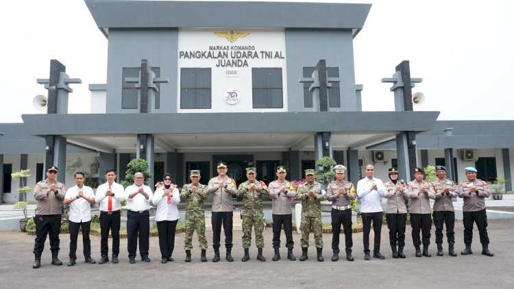 Sidoarjo-Ajak-Silaturahmi-Perkuat-Sinergitas,-Kapolresta-Sidoarjo-Kunjungan-ke-Lanudal-Juanda