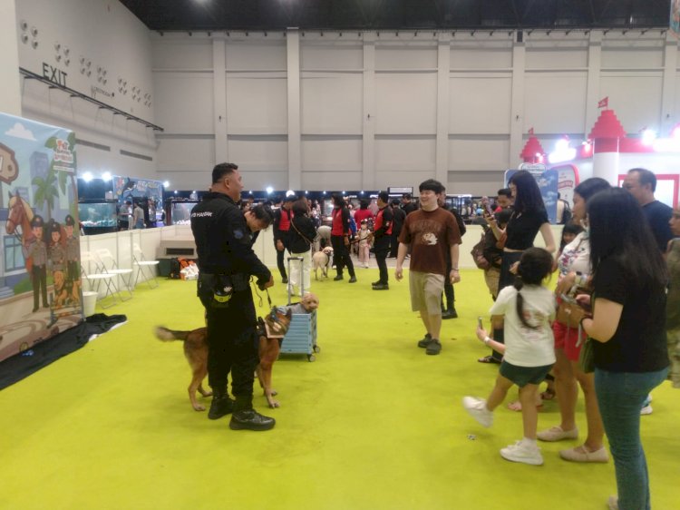 Polisi Satwa K-9 Ramaikan Pet Adventure Wonderland di PIK, Edukasi Masyarakat Disambut Antusias