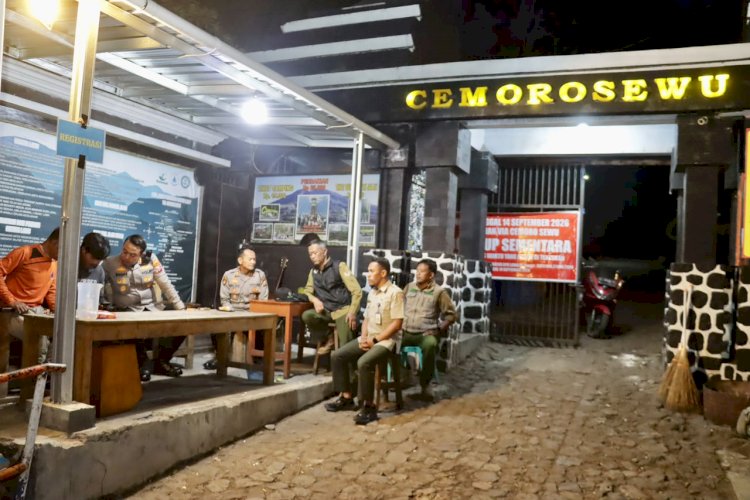 Polres Magetan Siaga 24 Jam di Cemoro Sewu, Antisipasi Rembetan Karhutla Tawangmangu